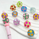 20mm Daisy Sugar Brights Beads (5pcs)
